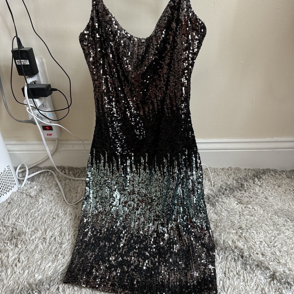 Sequins hombre dress. Never worn